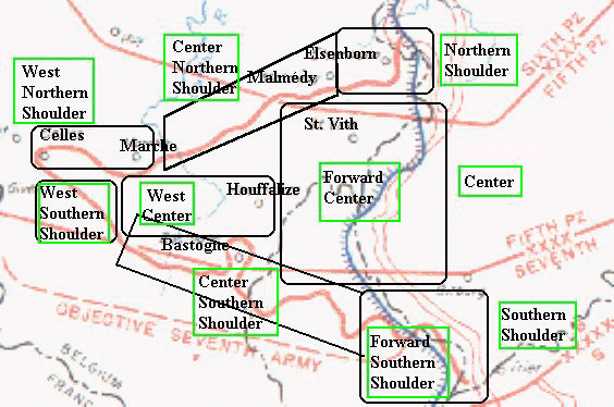 Battle of the Bulge Areas